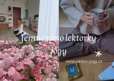 Nový vlog - jemné ráno s lektorkou jógy